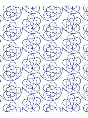 spring-blossom-longarm-quilting-pattern Spring Blossom longarm quilting pattern floral edge to edge digital pantograph