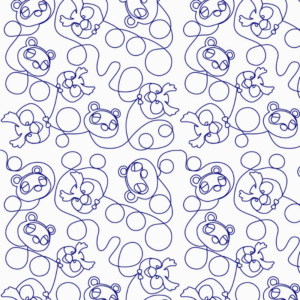 Animalitos patrón digital de acolchado longarm infantil – Digital Harmony Quilting