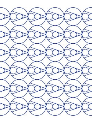 Luna longarm quilting pattern edge to edge digital pantograph