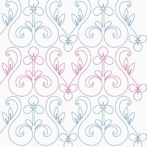 patrón de acolchado longarm moderno – LUMIER (E2E y borde)