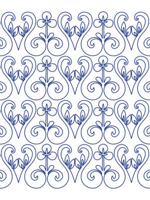 Lumier longarm quilting pattern edge to edge digital pantograph