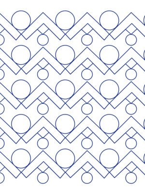 Poncho longarm quilting pattern edge to edge digital pantograph