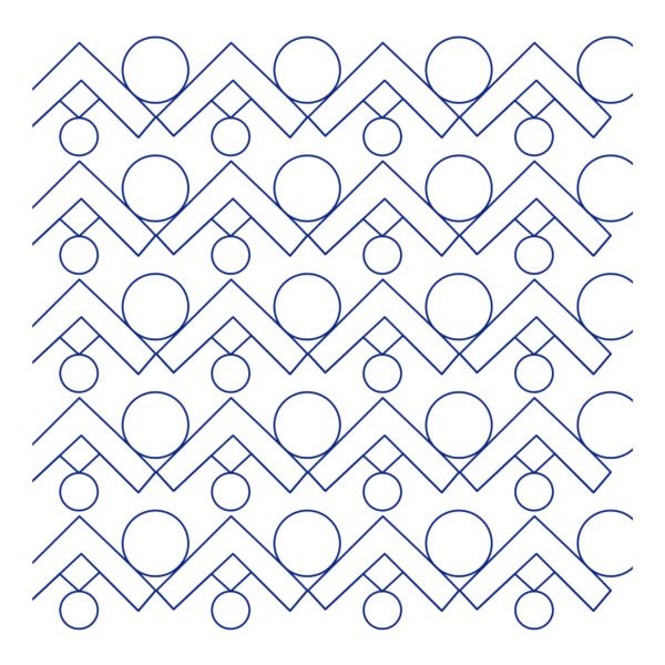 Poncho longarm quilting pattern edge to edge digital pantograph