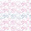 flowing heart vine longarm quilting pattern edge to edge design