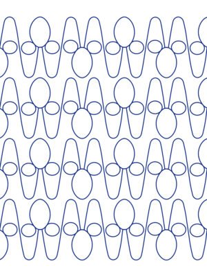 Ka longarm quilting pattern edge to edge digital pantograph