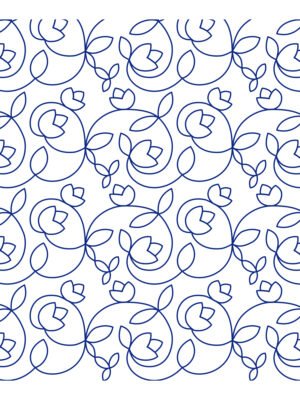 Wendy longarm quilting pattern edge to edge digital pantograph