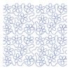 Blossom longarm quilting pattern Blossom floral longarm quilting pattern edge to edge pantograph design
