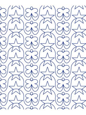 Caramelo longarm quilting pattern Caramelo star longarm quilting pattern edge to edge pantograph