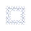 Fun longarm quilting border pattern for computerized quilting machines, modern geometric border quilting design