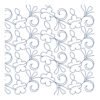 Floral longarm quilting pattern Livia edge to edge